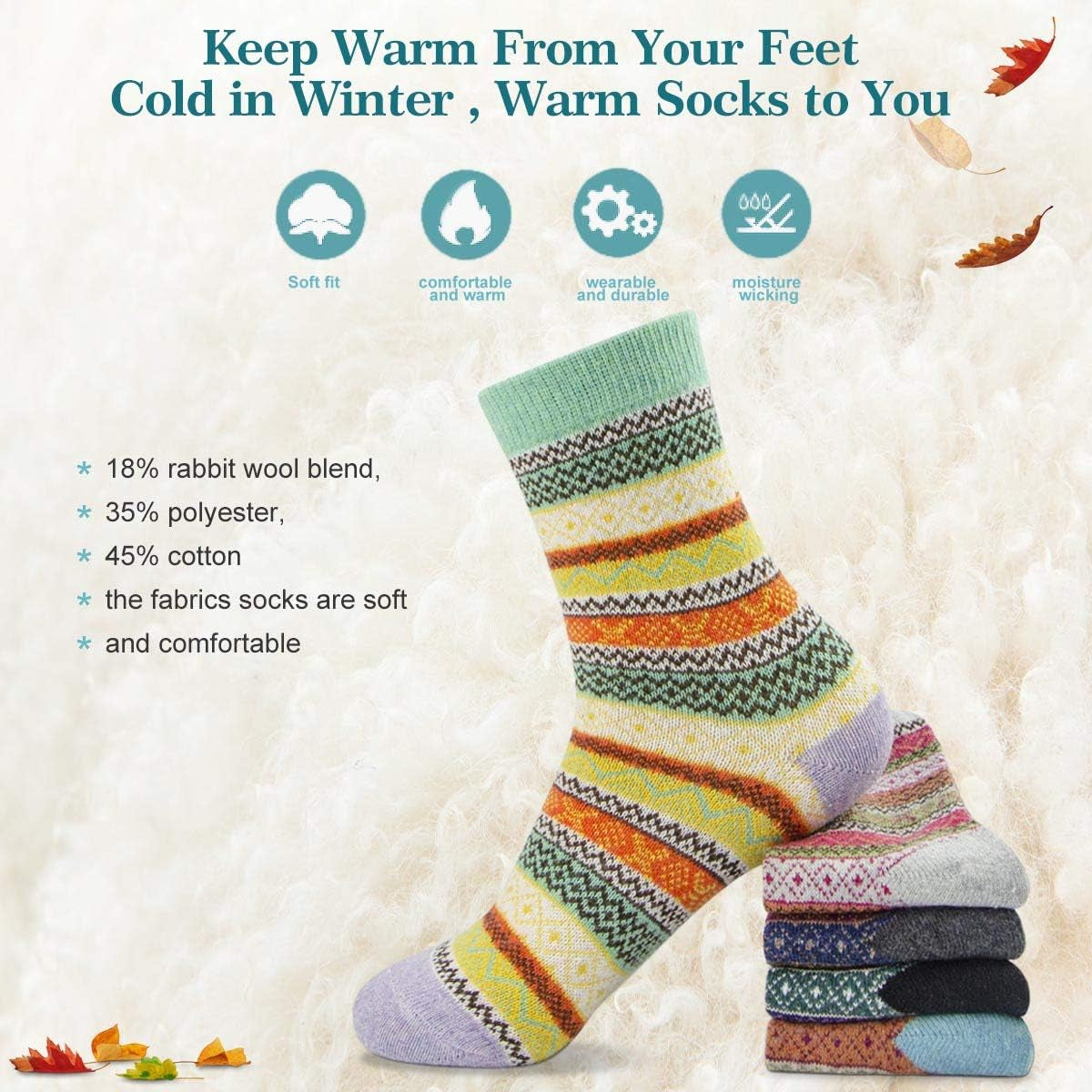 Socks for Women - Stocking Stuffers Gifts for Women