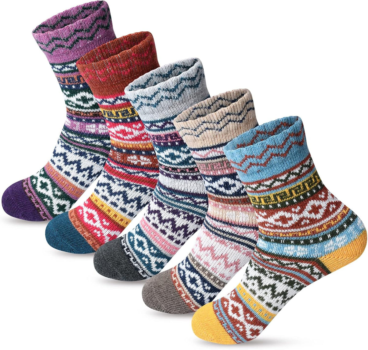Socks for Women Winter Thick Warm Wool Socks Cozy Crew Christmas Gift
