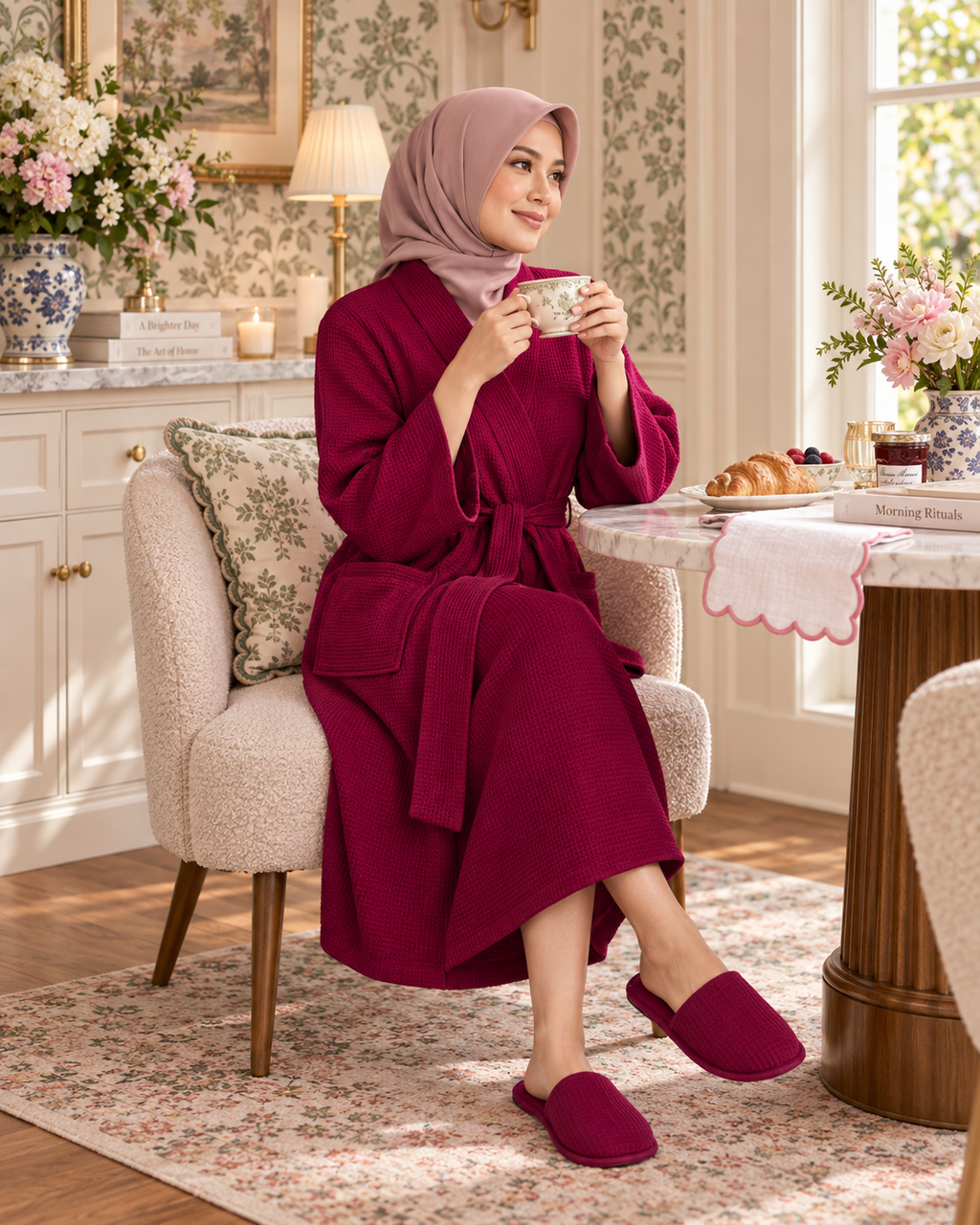 Waffle Robe Womens – Lightweight, Quick-Dry Spa Comfort