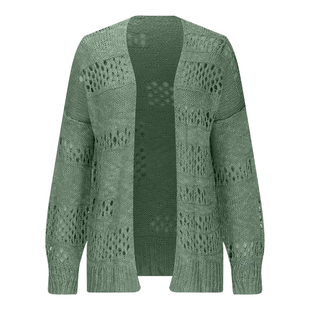 Lightweight Summer Fall Cardigan for Women Spring Open Front Long Batwing Sleeve Netted Crochet Cardigans Sweaters