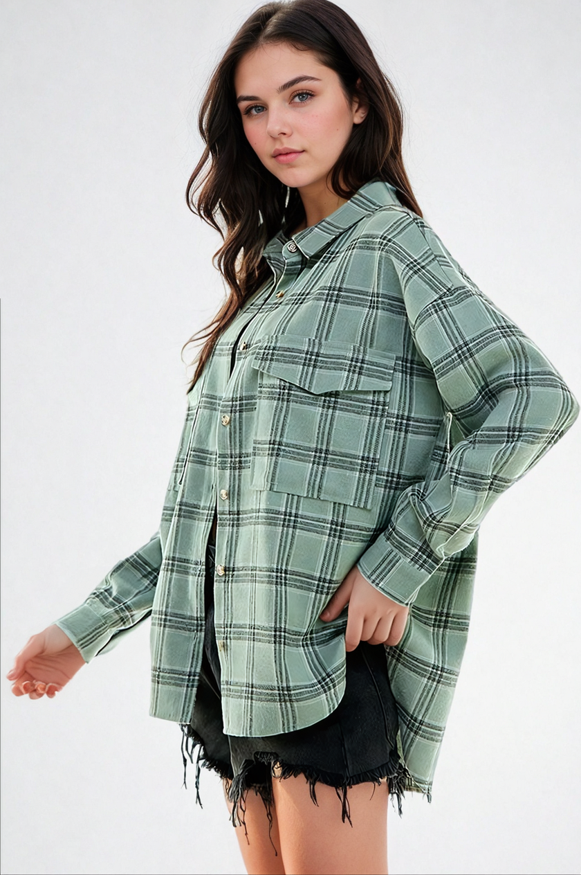 Plaid Serenity Shirt by House of Caelo™