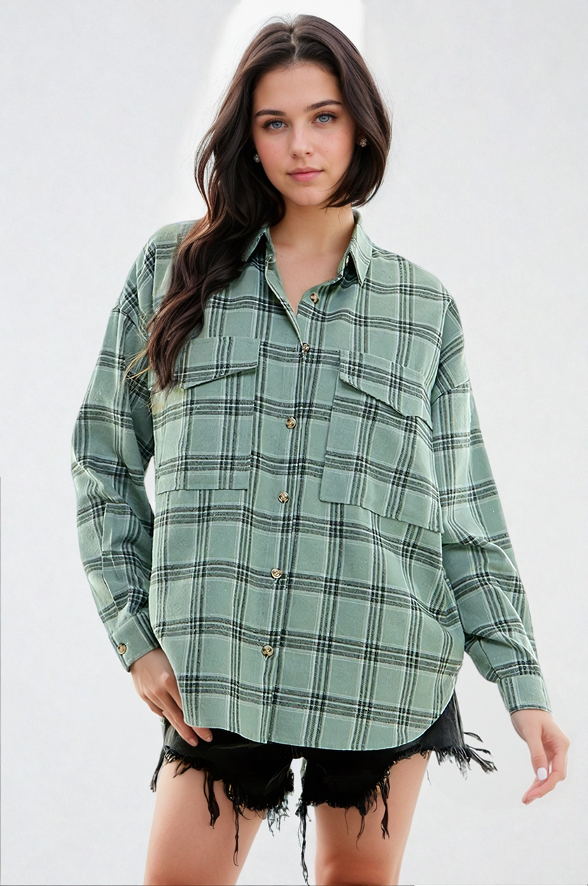 Plaid Serenity Shirt by House of Caelo™